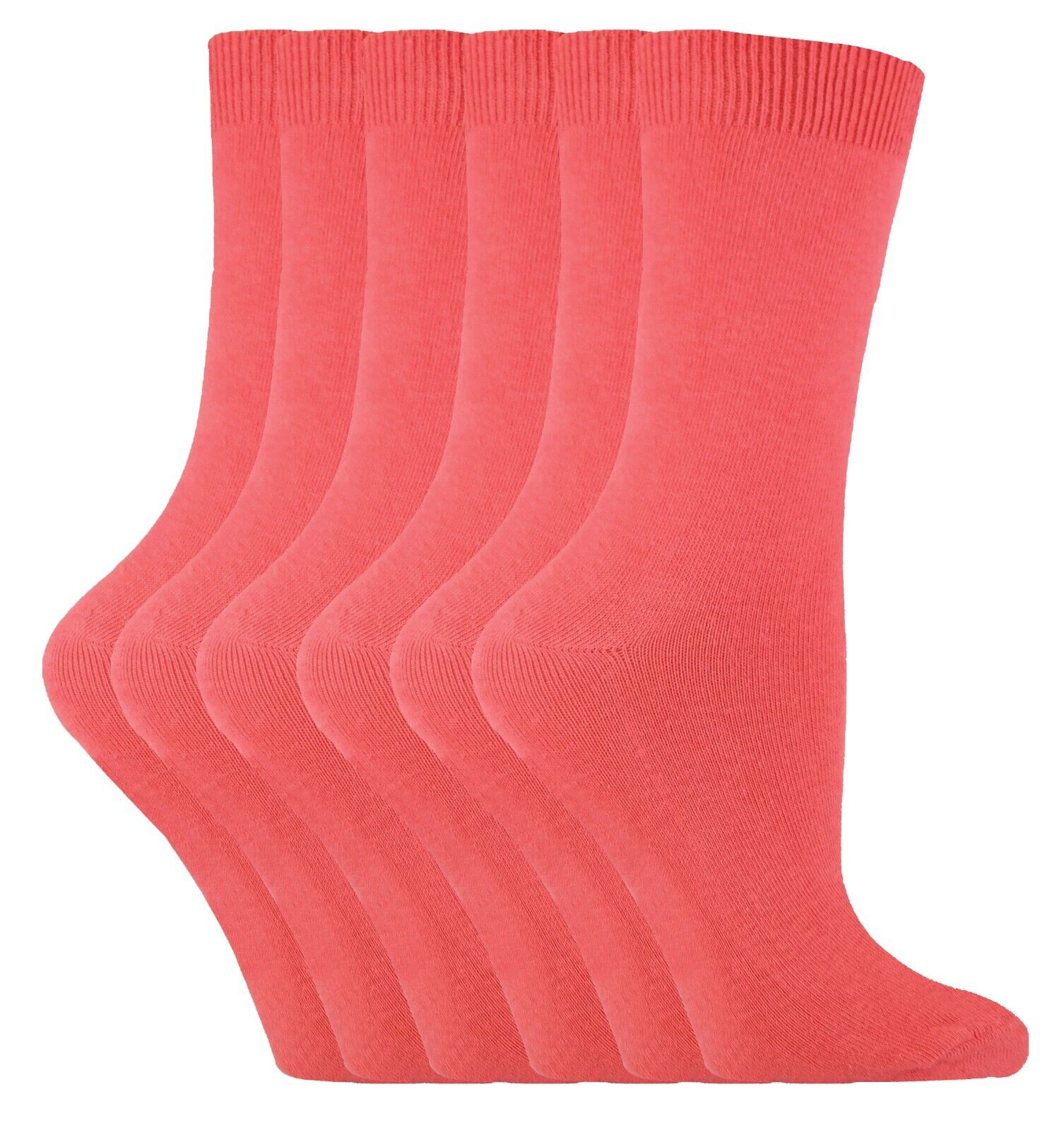 Sock Snob - 6 paia di calze alla caviglia da donna in cotone tinta unita ricco - Foto 50 di 94