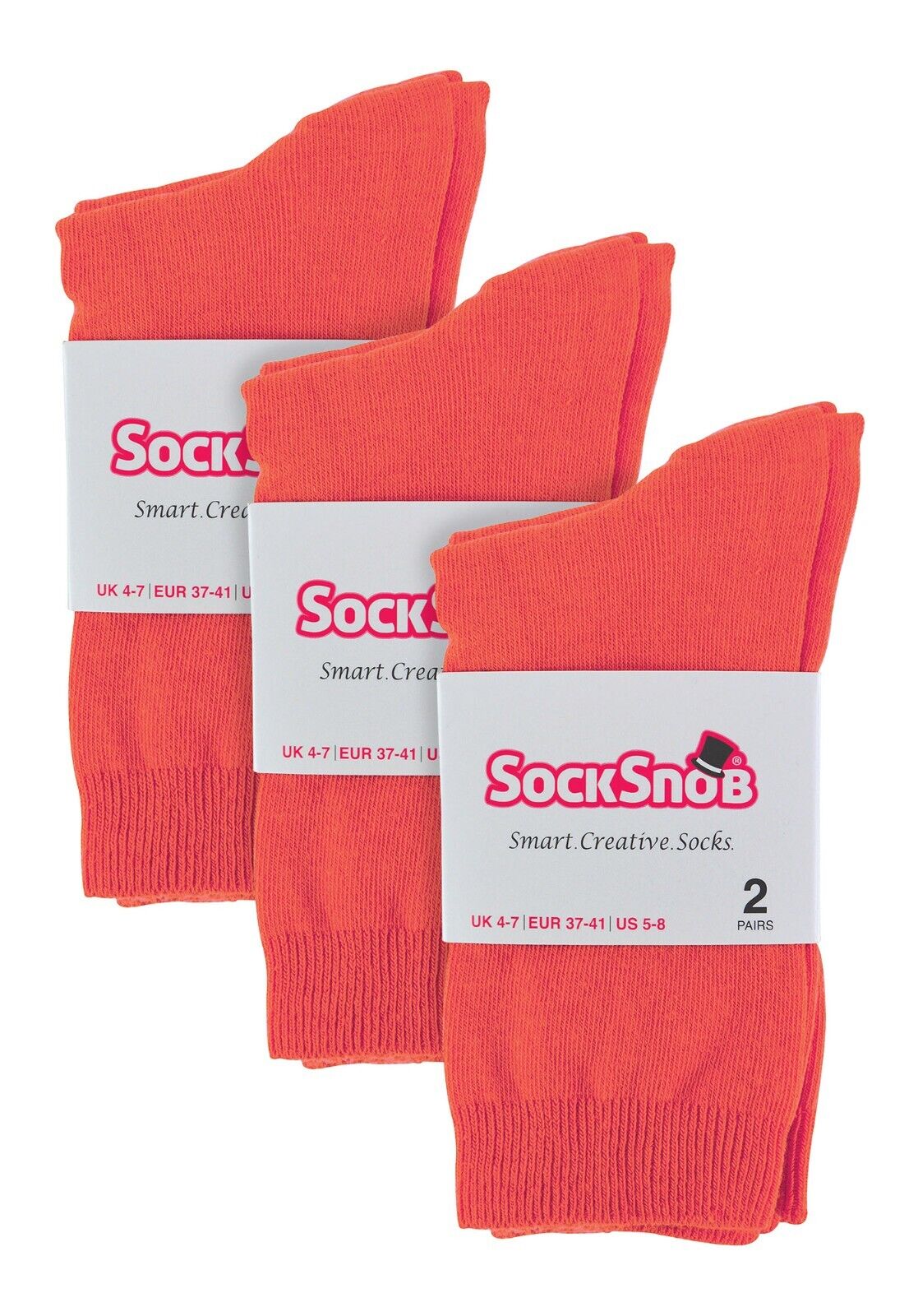 Sock Snob - 6 paia di calze alla caviglia da donna in cotone tinta unita ricco - Foto 51 di 94