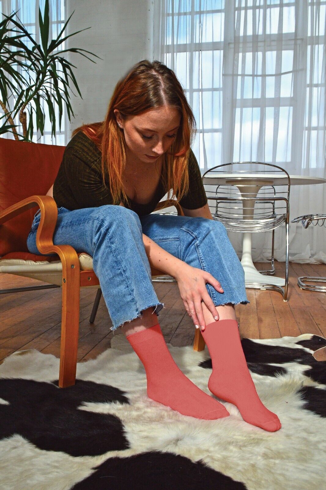 Sock Snob - 6 paia di calze alla caviglia da donna in cotone tinta unita ricco - Foto 53 di 94