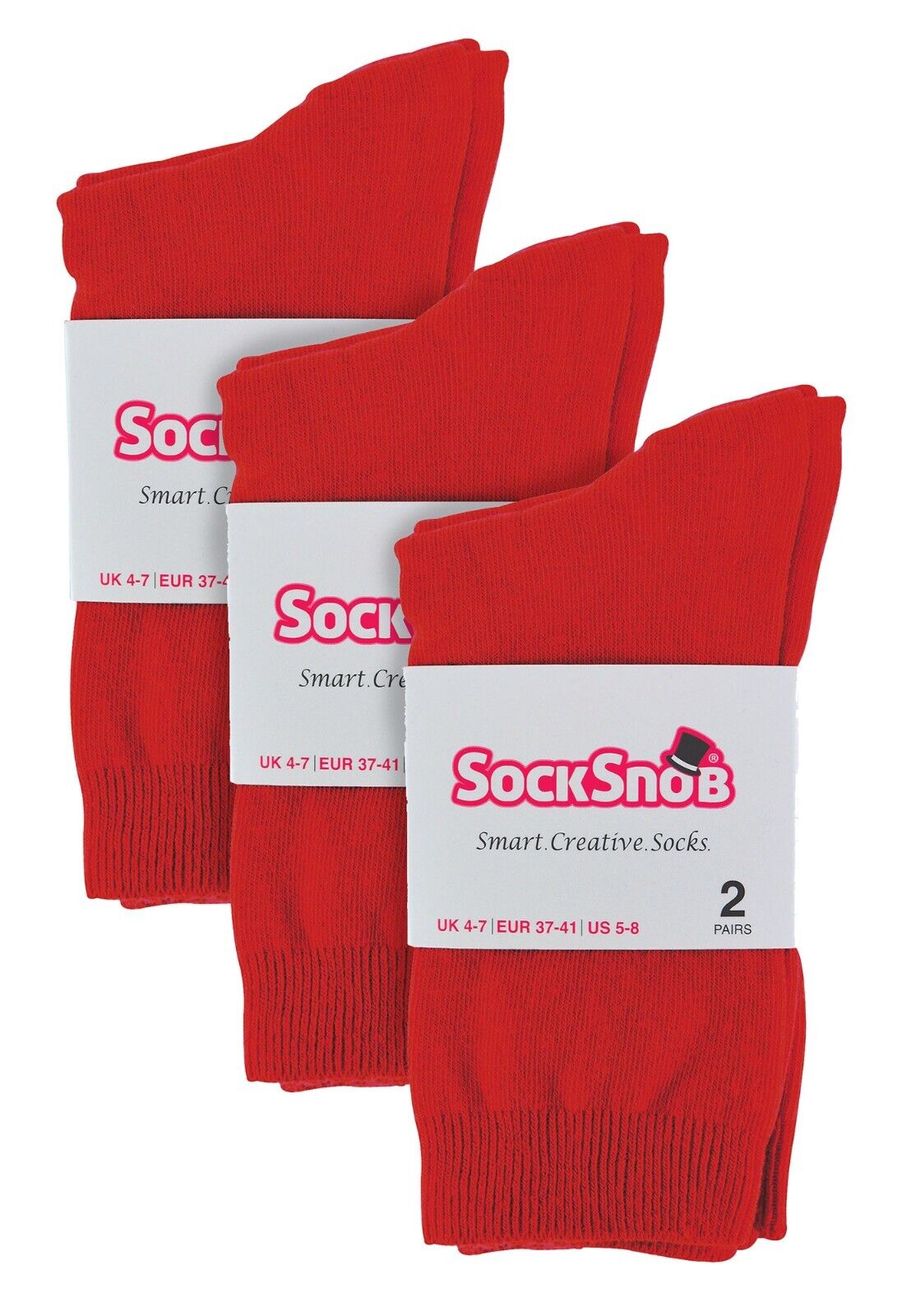 Sock Snob - 6 paia di calze alla caviglia da donna in cotone tinta unita ricco - Foto 56 di 94