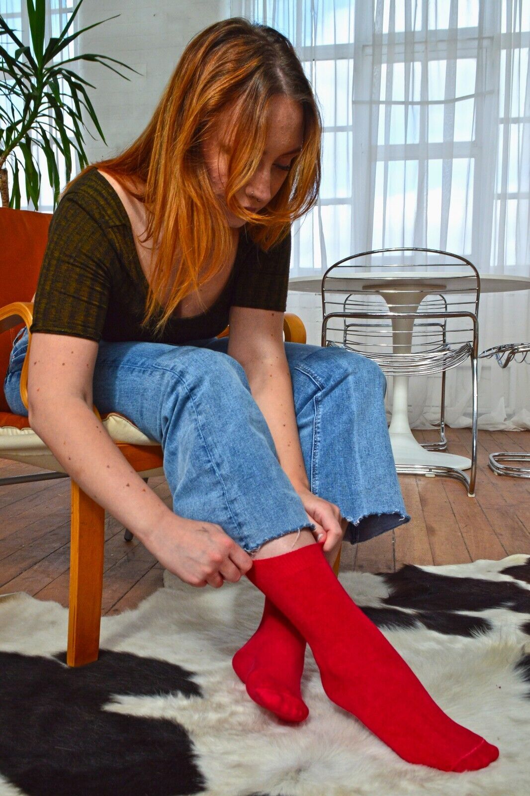 Sock Snob - 6 paia di calze alla caviglia da donna in cotone tinta unita ricco - Foto 58 di 94