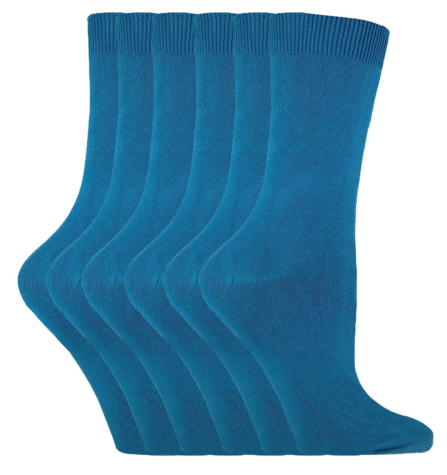 Sock Snob - 6 paia di calze alla caviglia da donna in cotone tinta unita ricco - Foto 65 di 94