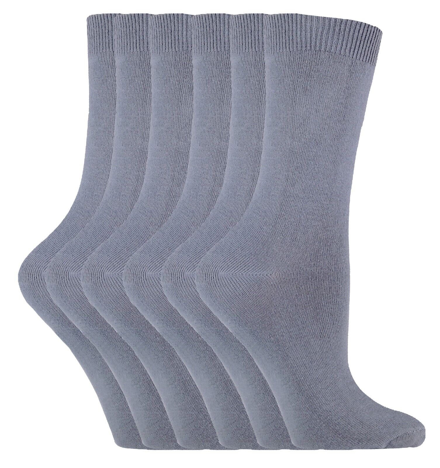 Sock Snob - 6 paia di calze alla caviglia da donna in cotone tinta unita ricco - Foto 70 di 94