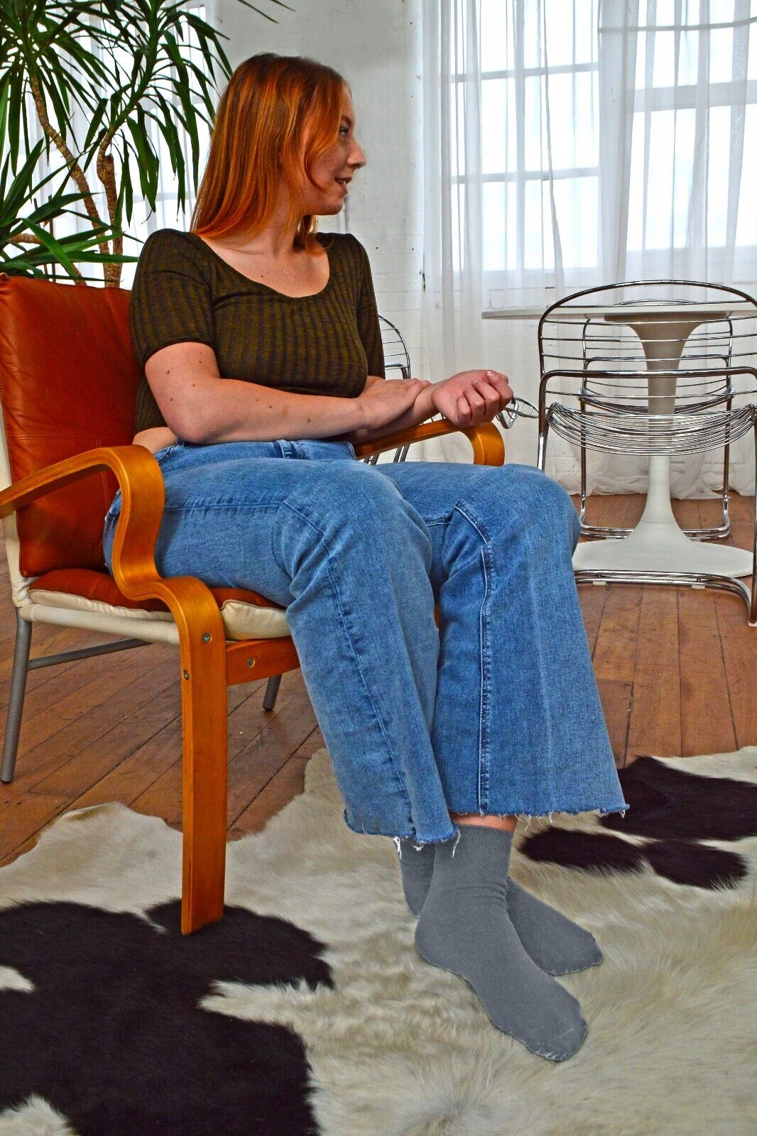 Sock Snob - 6 paia di calze alla caviglia da donna in cotone tinta unita ricco - Foto 73 di 94
