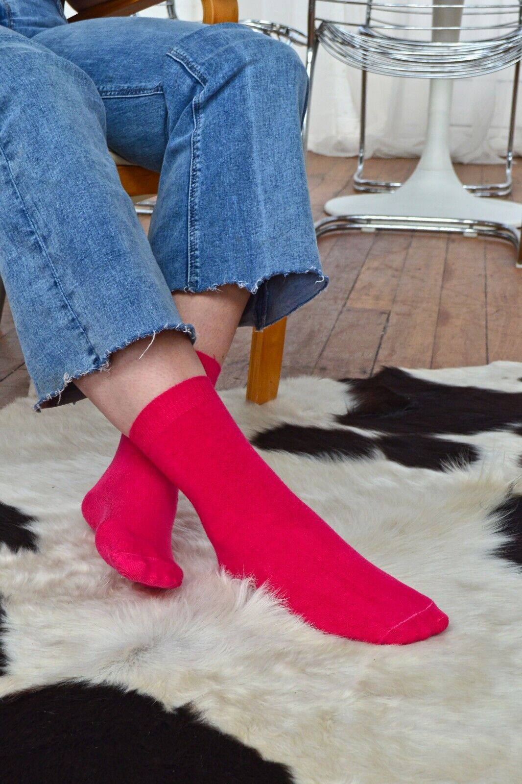 Sock Snob - 6 paia di calze alla caviglia da donna in cotone tinta unita ricco - Foto 78 di 94