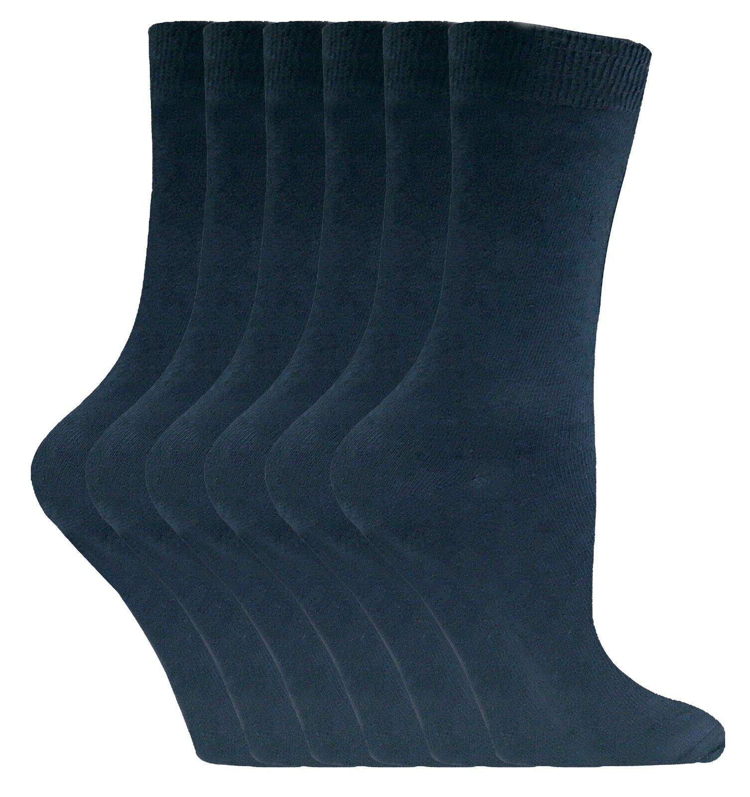 Sock Snob - 6 paia di calze alla caviglia da donna in cotone tinta unita ricco - Foto 80 di 94