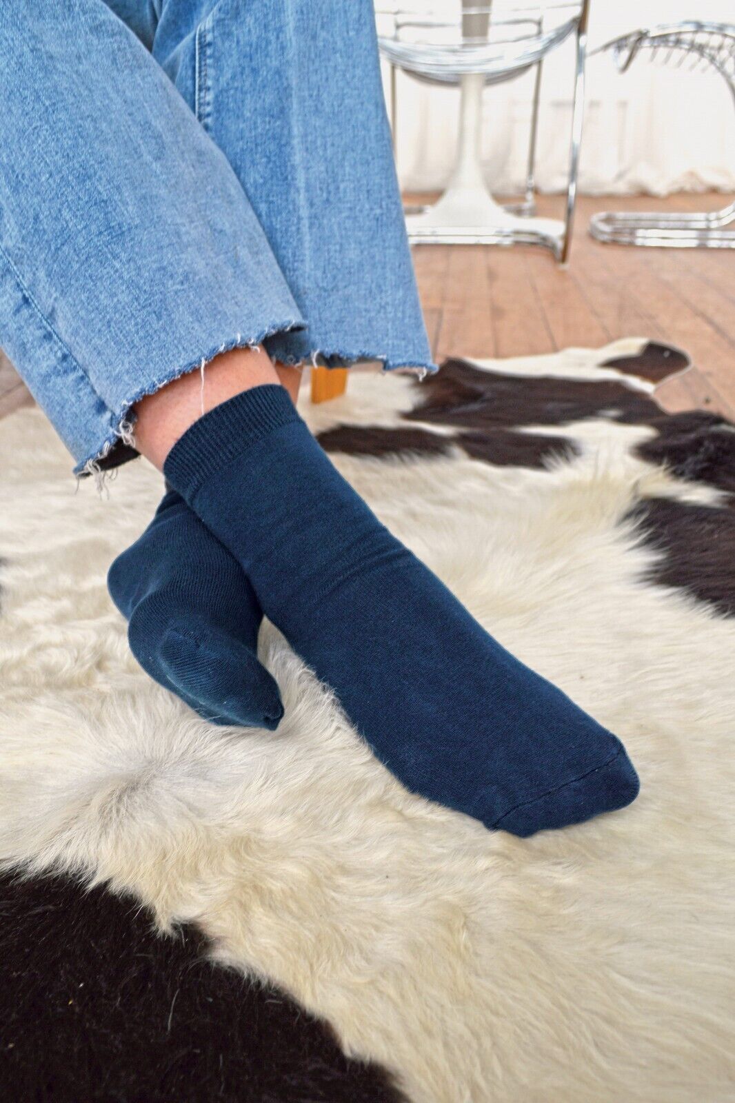 Sock Snob - 6 paia di calze alla caviglia da donna in cotone tinta unita ricco - Foto 83 di 94