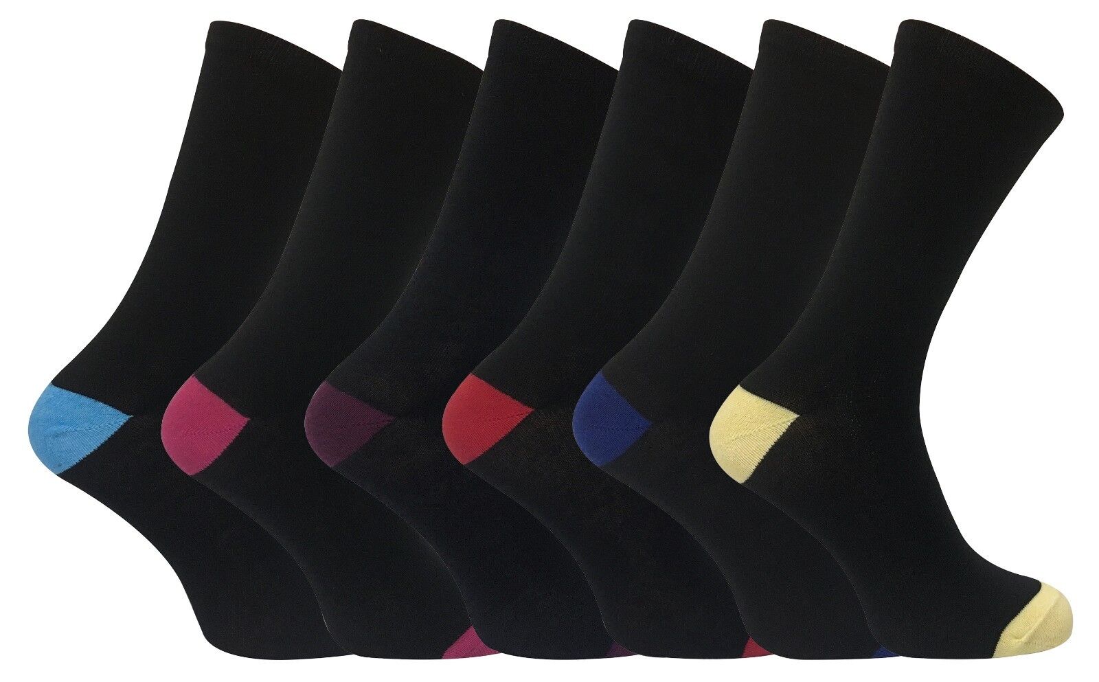 Sock Snob - 6 Paires Hommes Coton Respirant Fantaisie Rayures Désign Chaussettes - Imagen 16 de 33