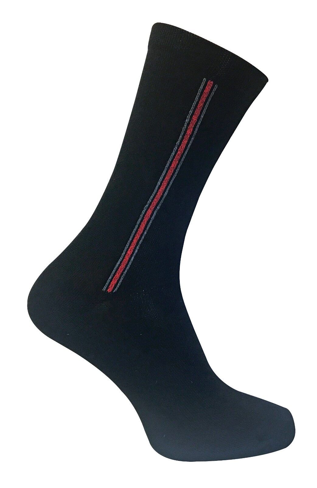 Sock Snob - 6 Paires Hommes Coton Respirant Fantaisie Rayures Désign Chaussettes - Imagen 30 de 33