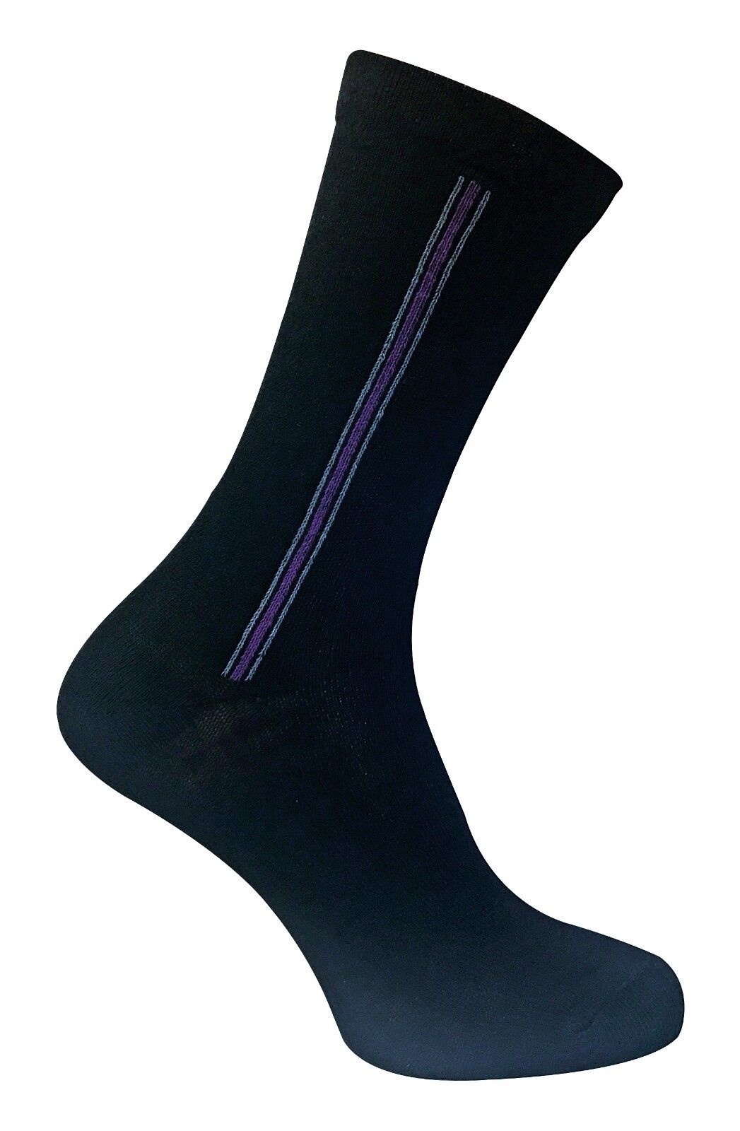Sock Snob - 6 Paires Hommes Coton Respirant Fantaisie Rayures Désign Chaussettes - Imagen 31 de 33