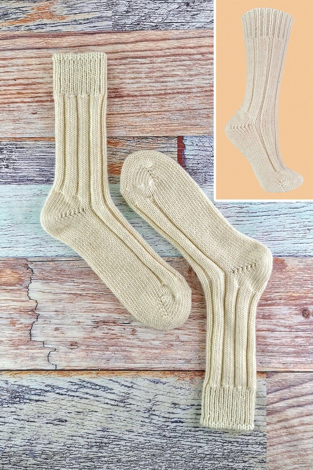 Sock Snob - Ladies Lightweight Soft Cosy Warm Knitted 100% Pure Wool Socks - Picture 8 of 8