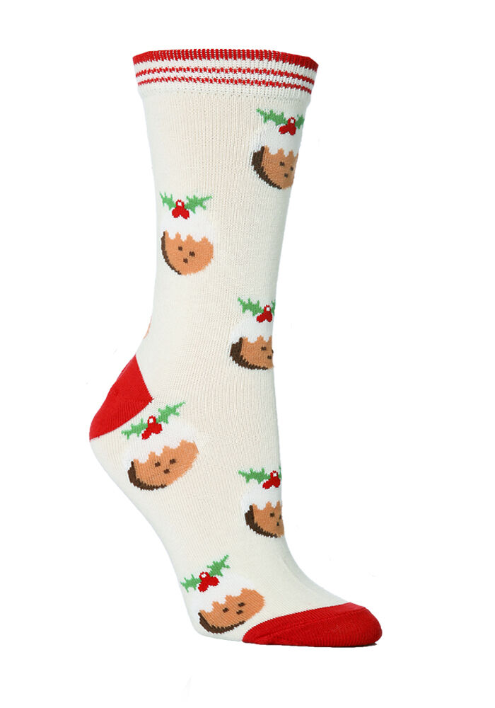 Sock Snob - Womens Fun Cute Novelty Christmas Winter Cotton Crew Socks, 5-9 US - Picture 9 of 12