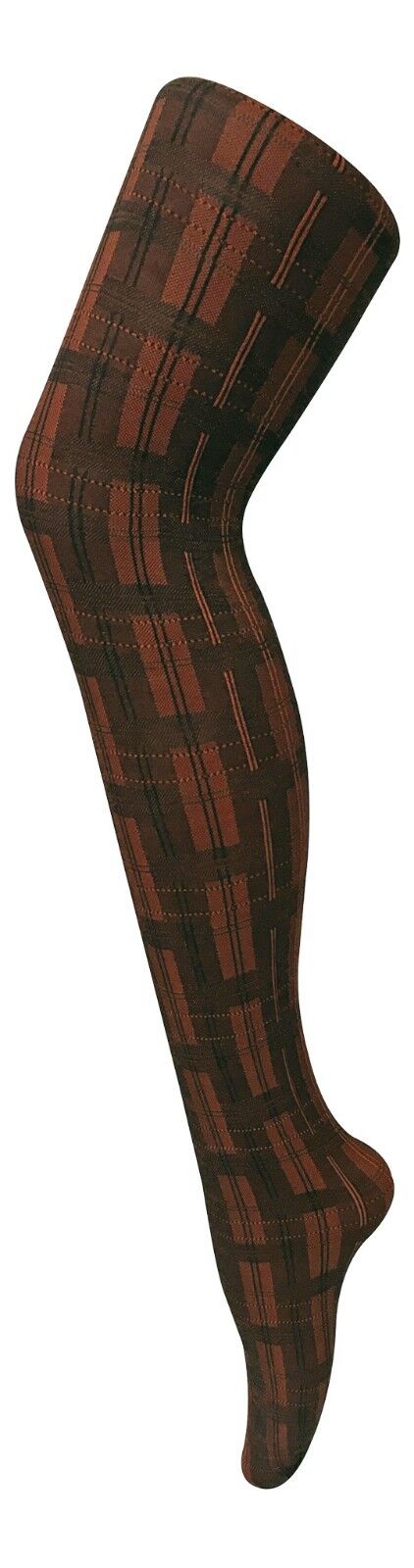 Sock Snob Ladies Thick 80 Den Coloured Patterned Size Opaque Winter Tights XL - Picture 49 of 63