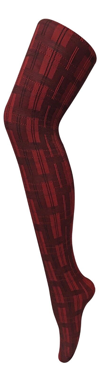 Sock Snob Ladies Thick 80 Den Coloured Patterned Size Opaque Winter Tights XL - Picture 25 of 63