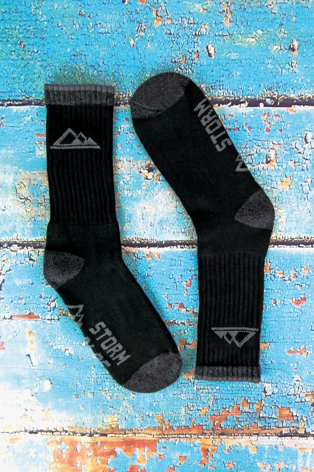Storm Bloc - 3 Pack Ladies Striped Anti Blister Cotton Summer Walking Boot Socks - Picture 24 of 24
