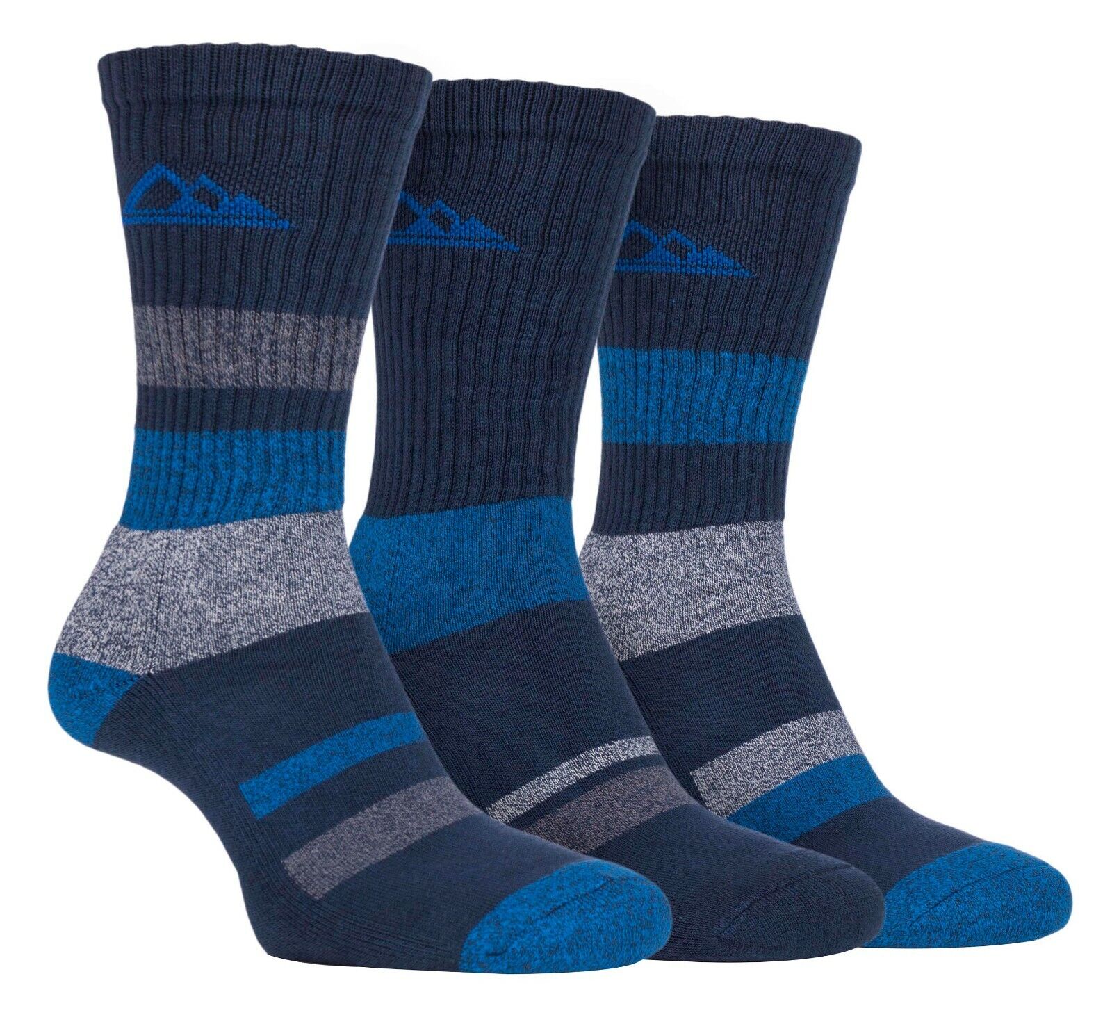 Storm Bloc - 3 Pack Hombres Transpirable Anti Blister Algodón Verano Senderismo Calcetines de Trabajo - Imagen 7 de 14