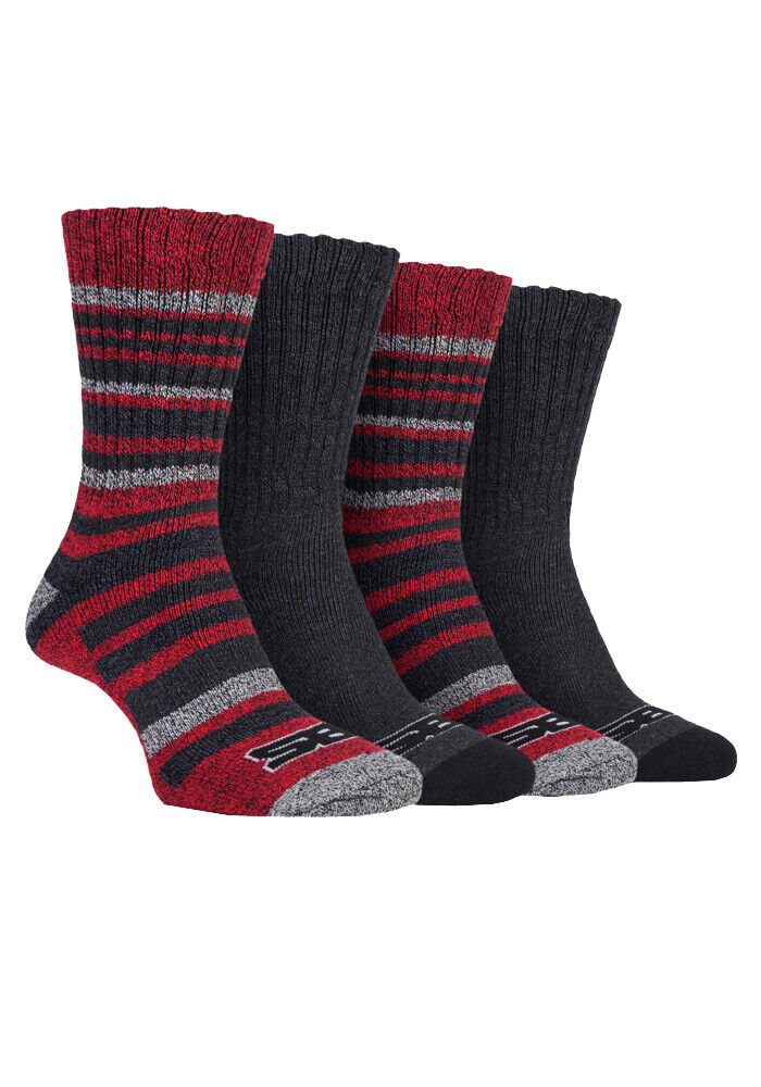 Storm Bloc - 4 Pack Mens Breathable Performance Hiking Socks with Arch Support - Picture 24 of 41