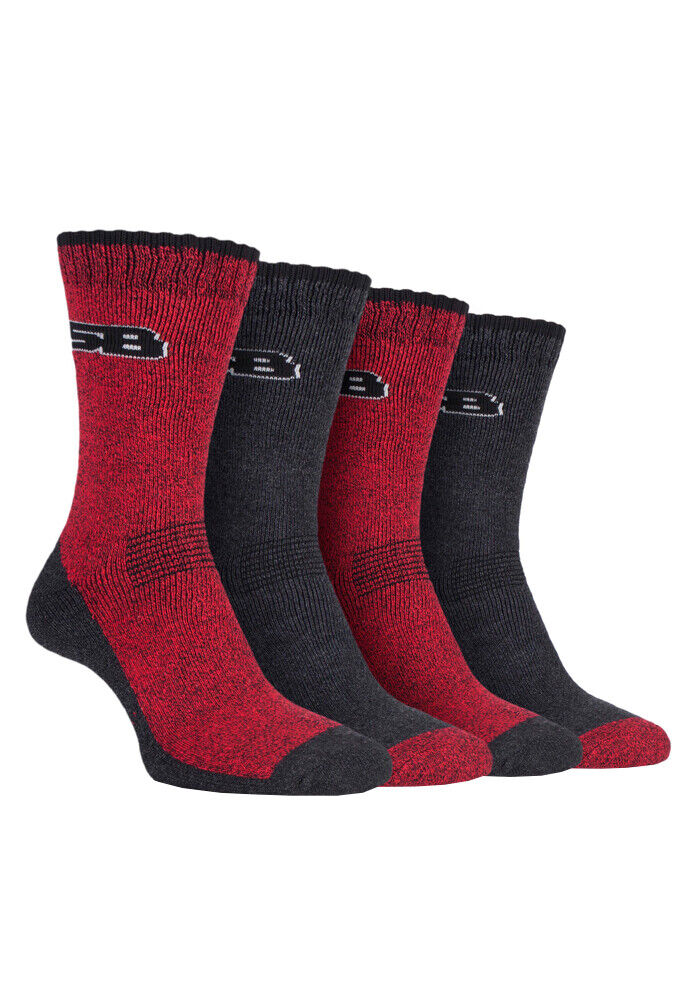 Storm Bloc - 4 Pack Mens Breathable Performance Hiking Socks with Arch Support - Picture 30 of 41