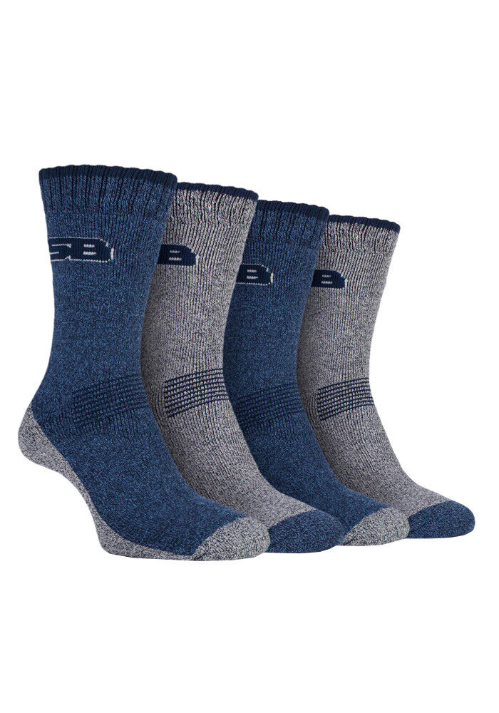 Storm Bloc - 4 Pack Mens Breathable Performance Hiking Socks with Arch Support - Picture 34 of 41