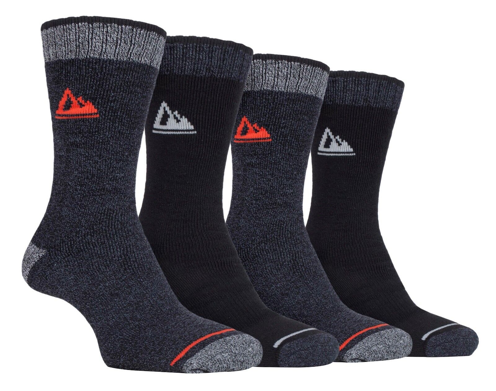 Storm Bloc - 4 Pack Mens Breathable Performance Hiking Socks with Arch Support - Picture 40 of 41