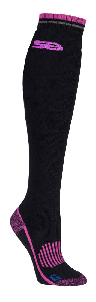 Storm Bloc - Damen lange kniehohe Wollmischung Thermo Reitsocken - Bild 6 von 15