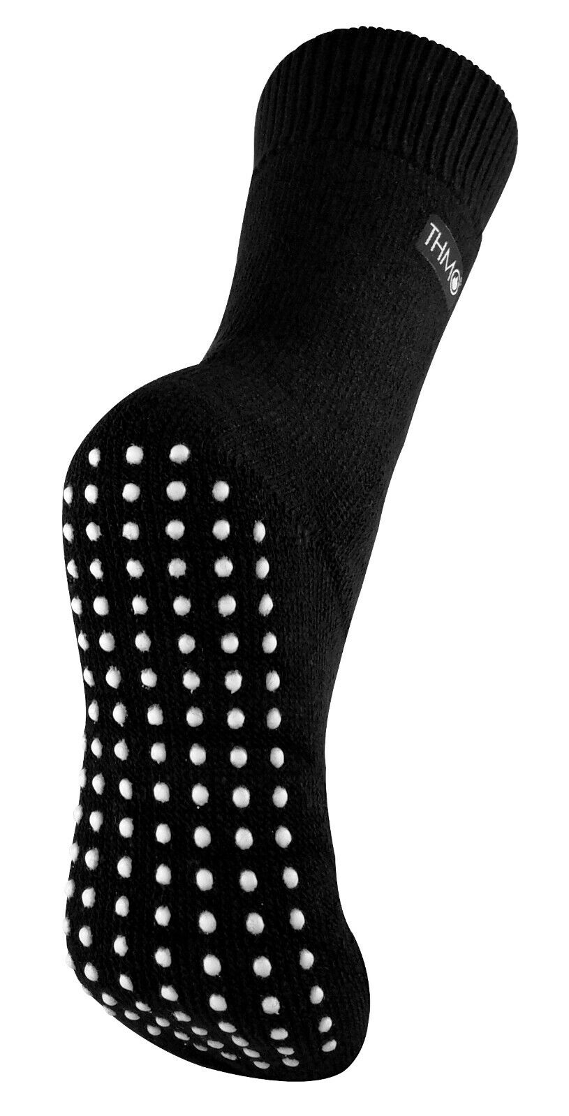 THMO - Ladies Non Slip Fluffy Fleece Inner Warm Thermal Gripper Slipper Socks - Picture 6 of 28