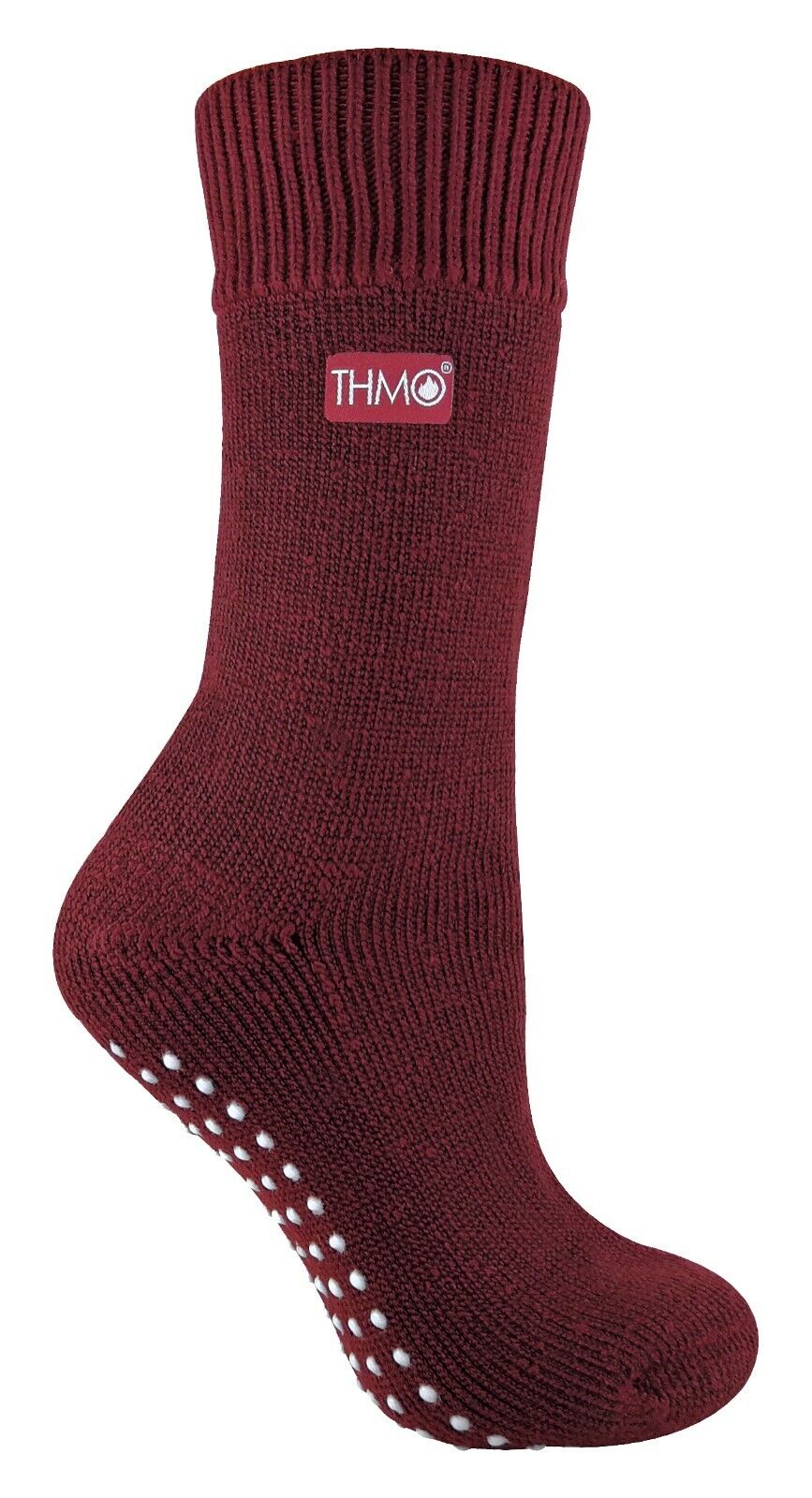 THMO - Ladies Non Slip Fluffy Fleece Inner Warm Thermal Gripper Slipper Socks - Picture 17 of 28