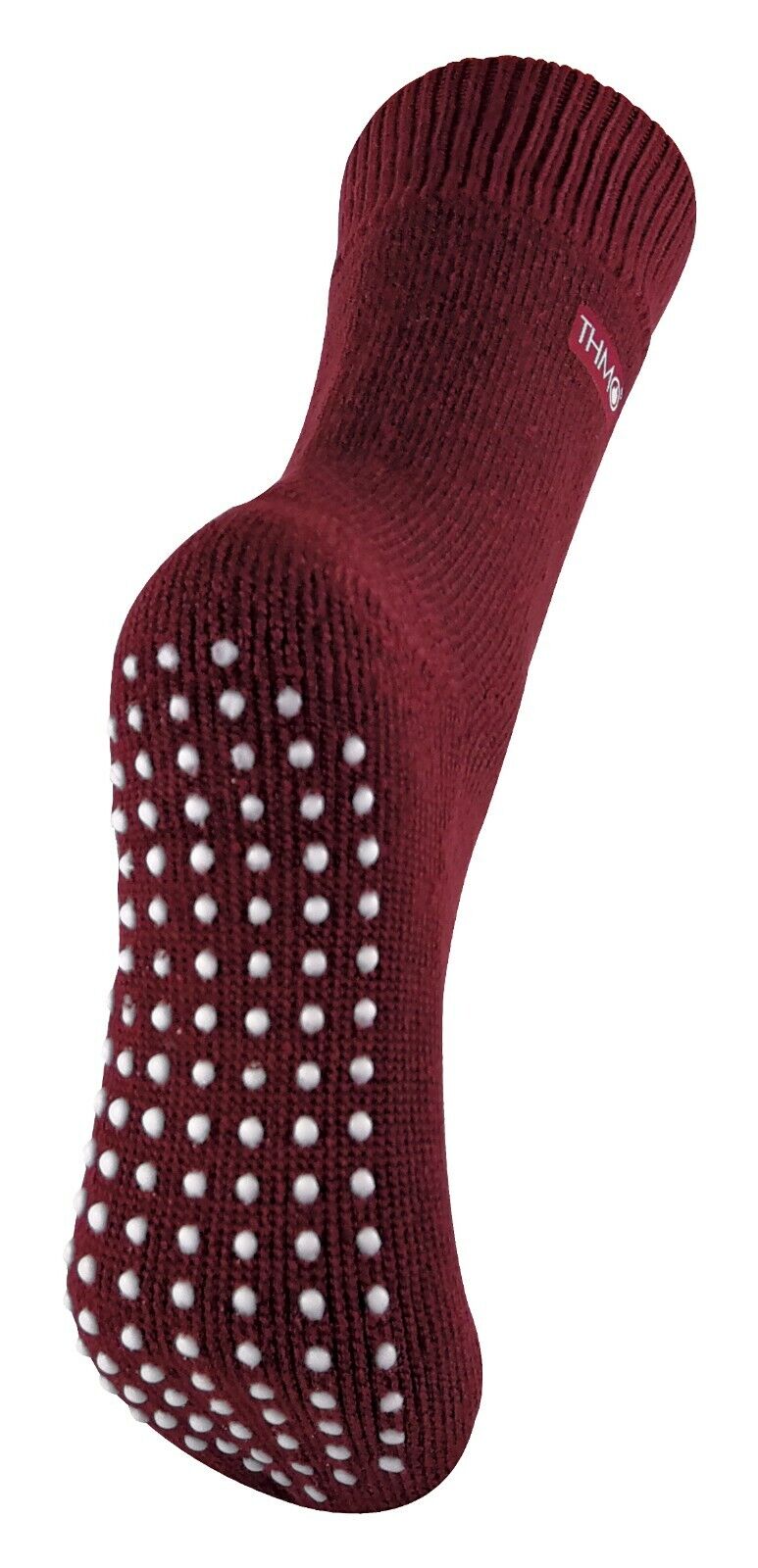 THMO - Ladies Non Slip Fluffy Fleece Inner Warm Thermal Gripper Slipper Socks - Picture 18 of 28