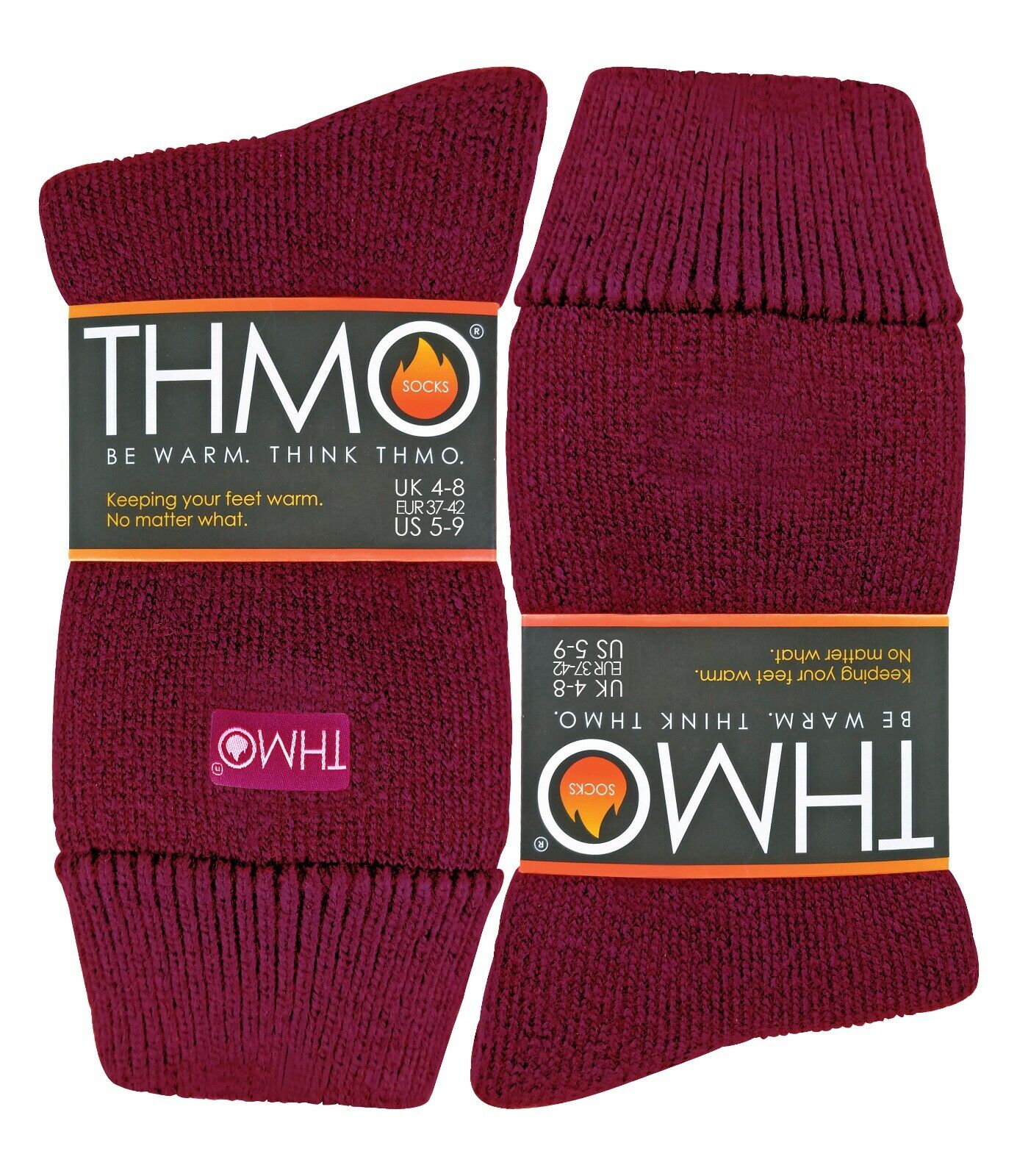 THMO - Ladies Non Slip Fluffy Fleece Inner Warm Thermal Gripper Slipper Socks - Picture 20 of 28