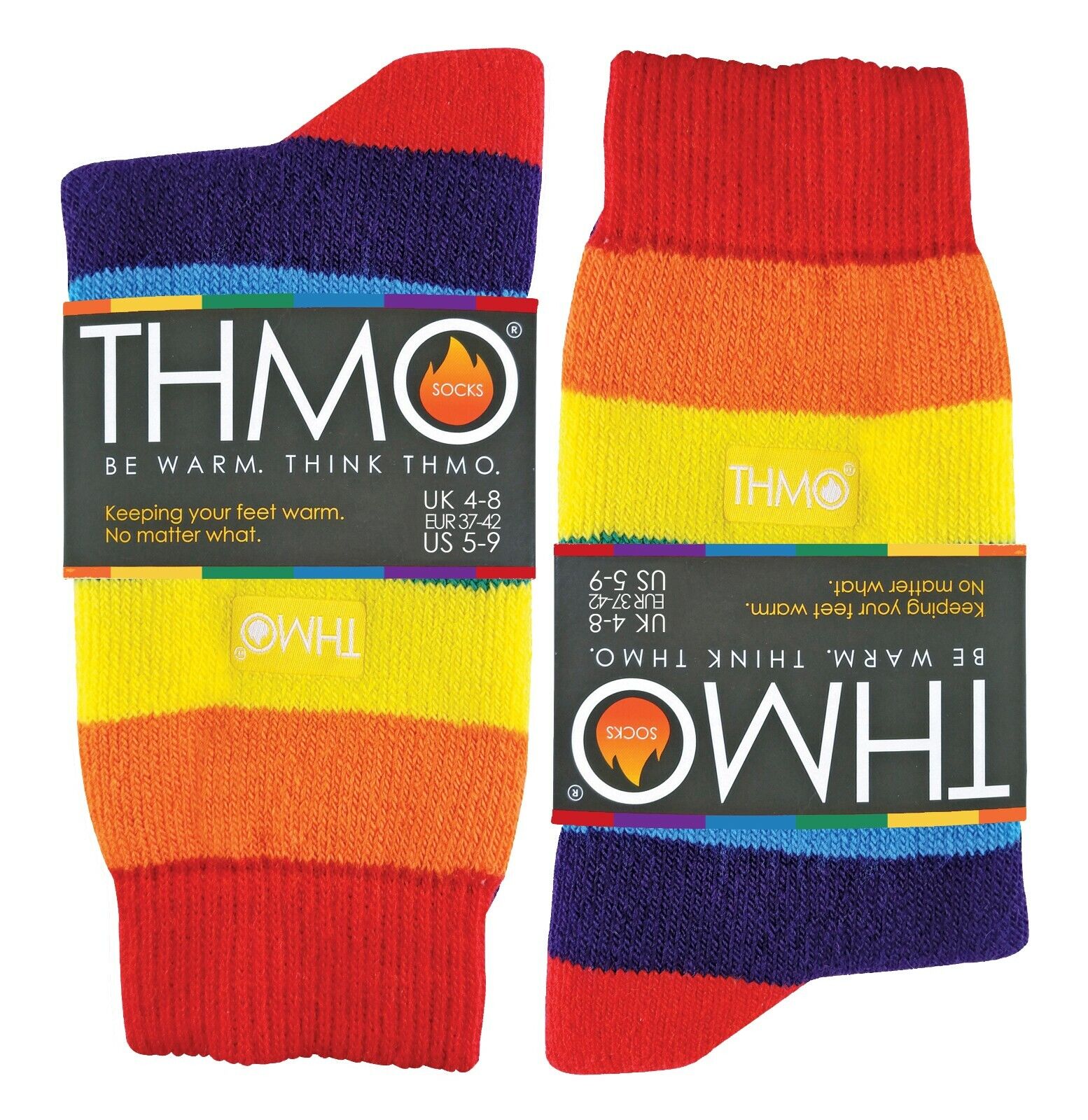 THMO - Ladies Non Slip Fluffy Fleece Inner Warm Thermal Gripper Slipper Socks - Picture 26 of 28