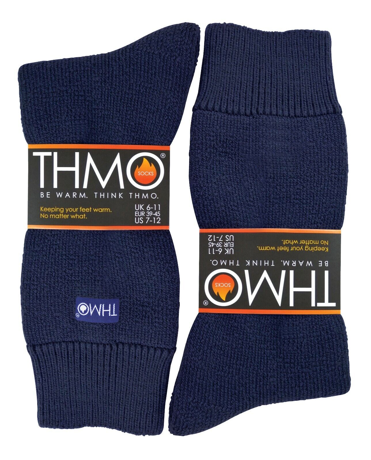 THMO - Mens Indoor Non Slip Winter Warm Thermal Fleece Lined Slipper Socks - Picture 12 of 31