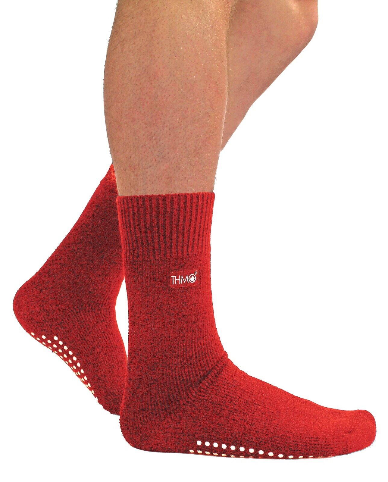THMO - Mens Indoor Non Slip Winter Warm Thermal Fleece Lined Slipper Socks - Picture 20 of 31