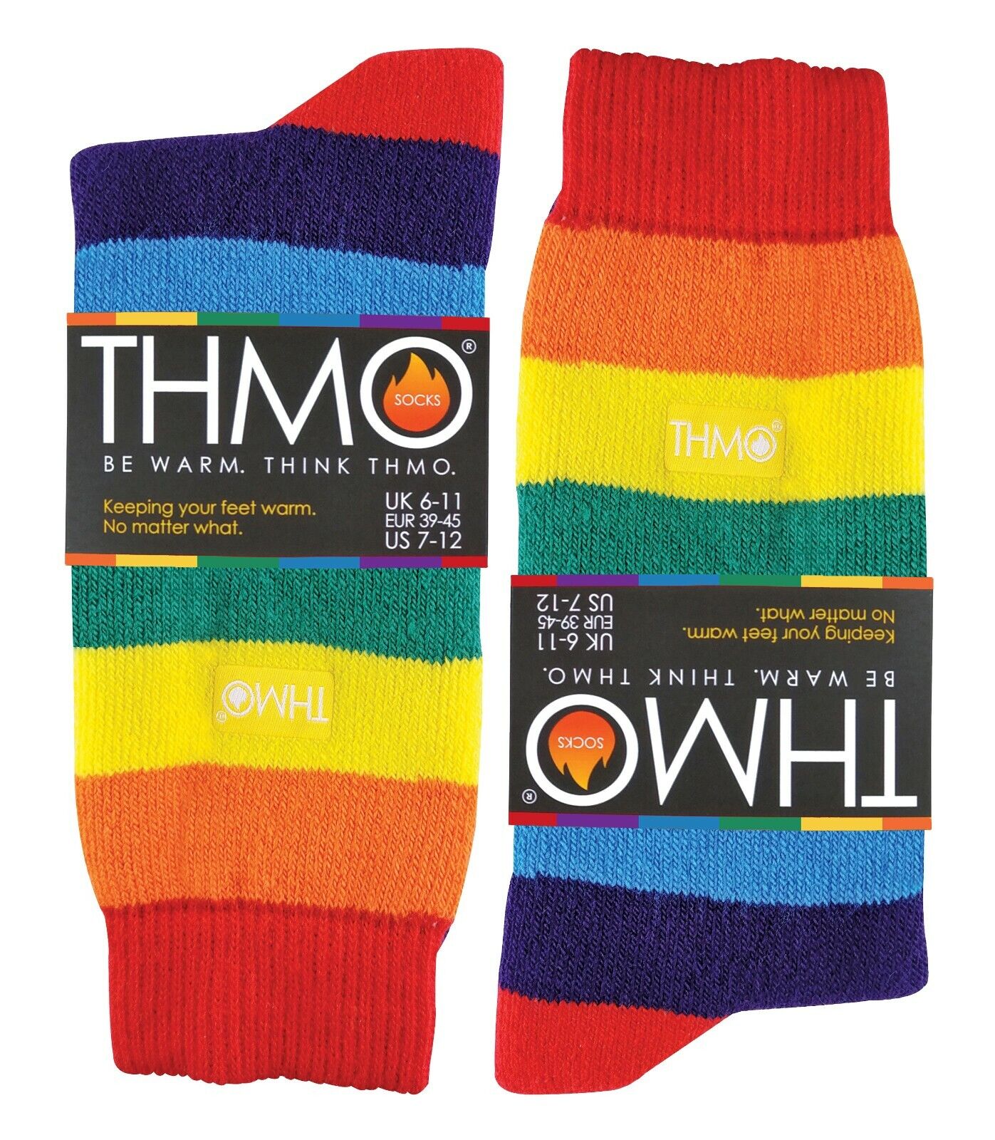 THMO - Mens Indoor Non Slip Winter Warm Thermal Fleece Lined Slipper Socks - Picture 26 of 31