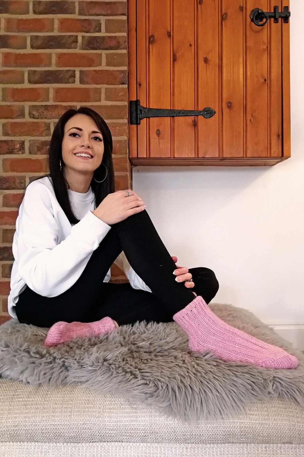 Sock Snob - Womens Chunky Ribbed Low Cut Wool Blend Ankle Boot Socks - Picture 12 of 31