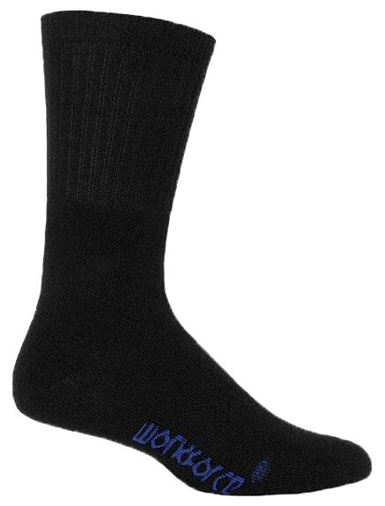 Workforce - Mens 4 Pairs Cushioned Padded Breathable Cotton Rich Work Boot Socks - Picture 3 of 7