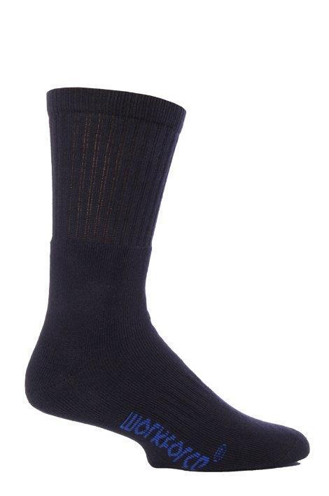 Workforce - Mens 4 Pairs Cushioned Padded Breathable Cotton Rich Work Boot Socks - Picture 6 of 7