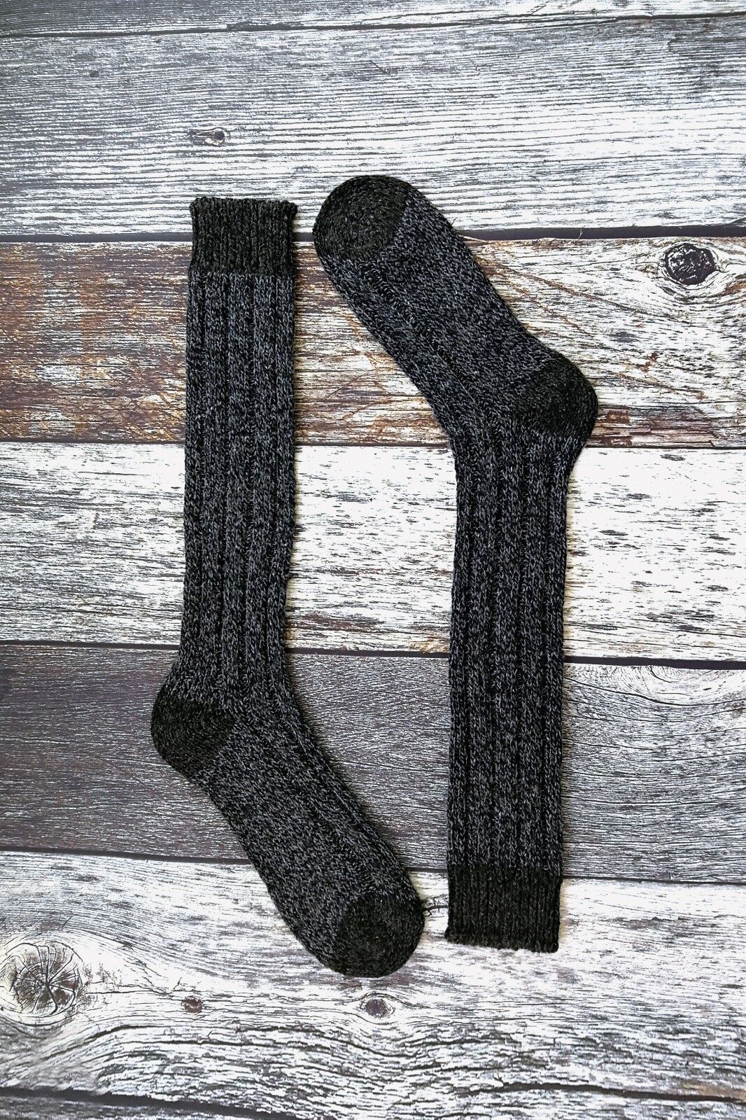 Workforce - extra lange kniehohe warme Wollstiefelsocken für Herren - Bild 10 von 15