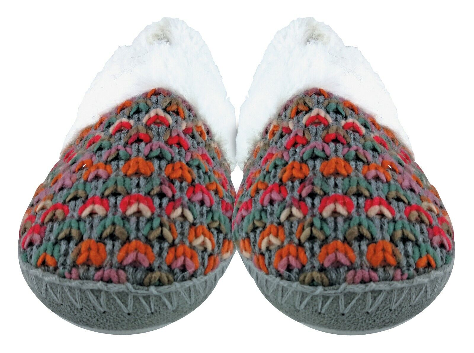 Dunlop - Damen/Damen warme niedliche Luxus flauschige bequem gestrickte Hausschuhe - Bild 7 von 17