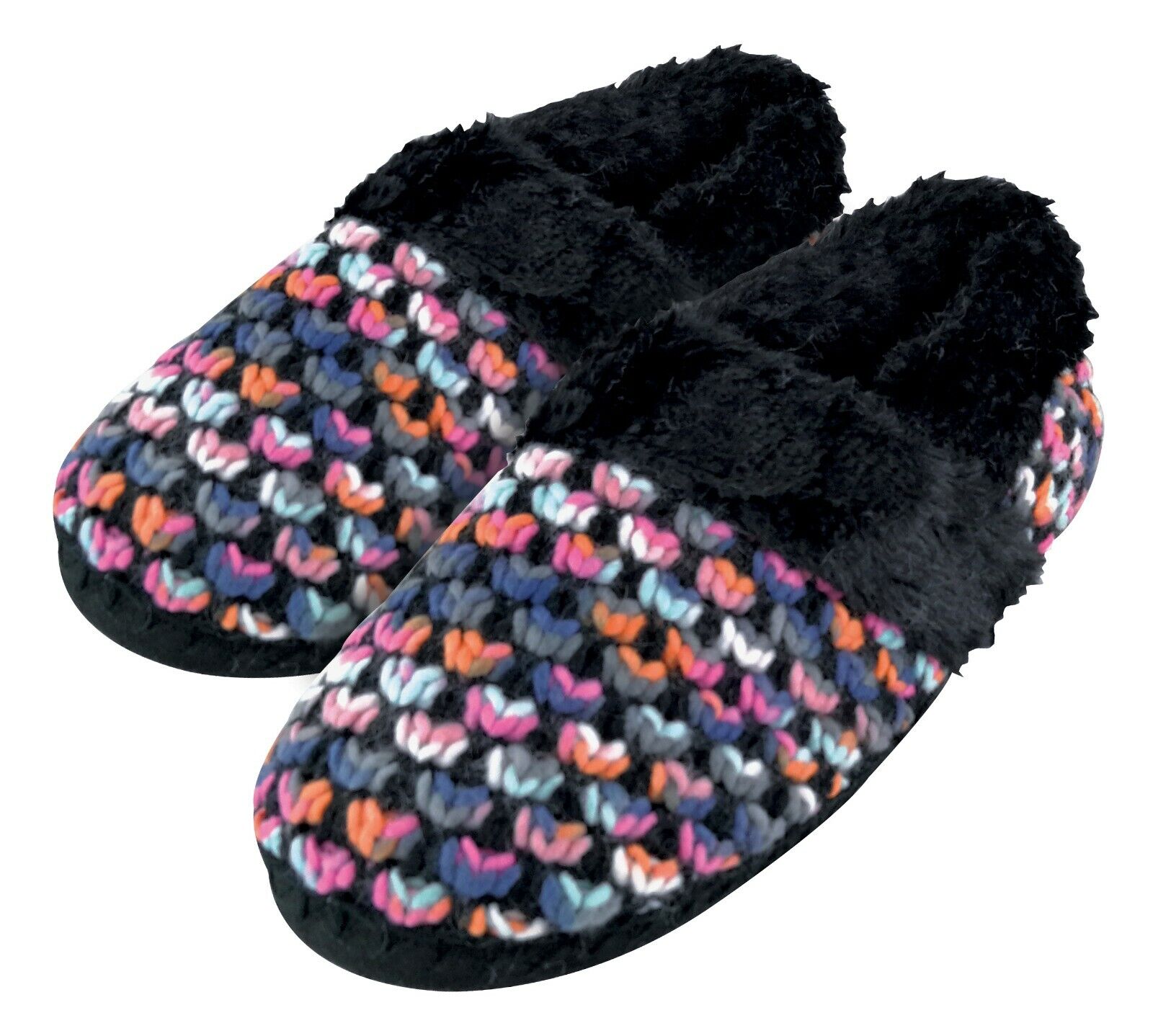 Dunlop - Damen/Damen warme niedliche Luxus flauschige bequem gestrickte Hausschuhe - Bild 14 von 17