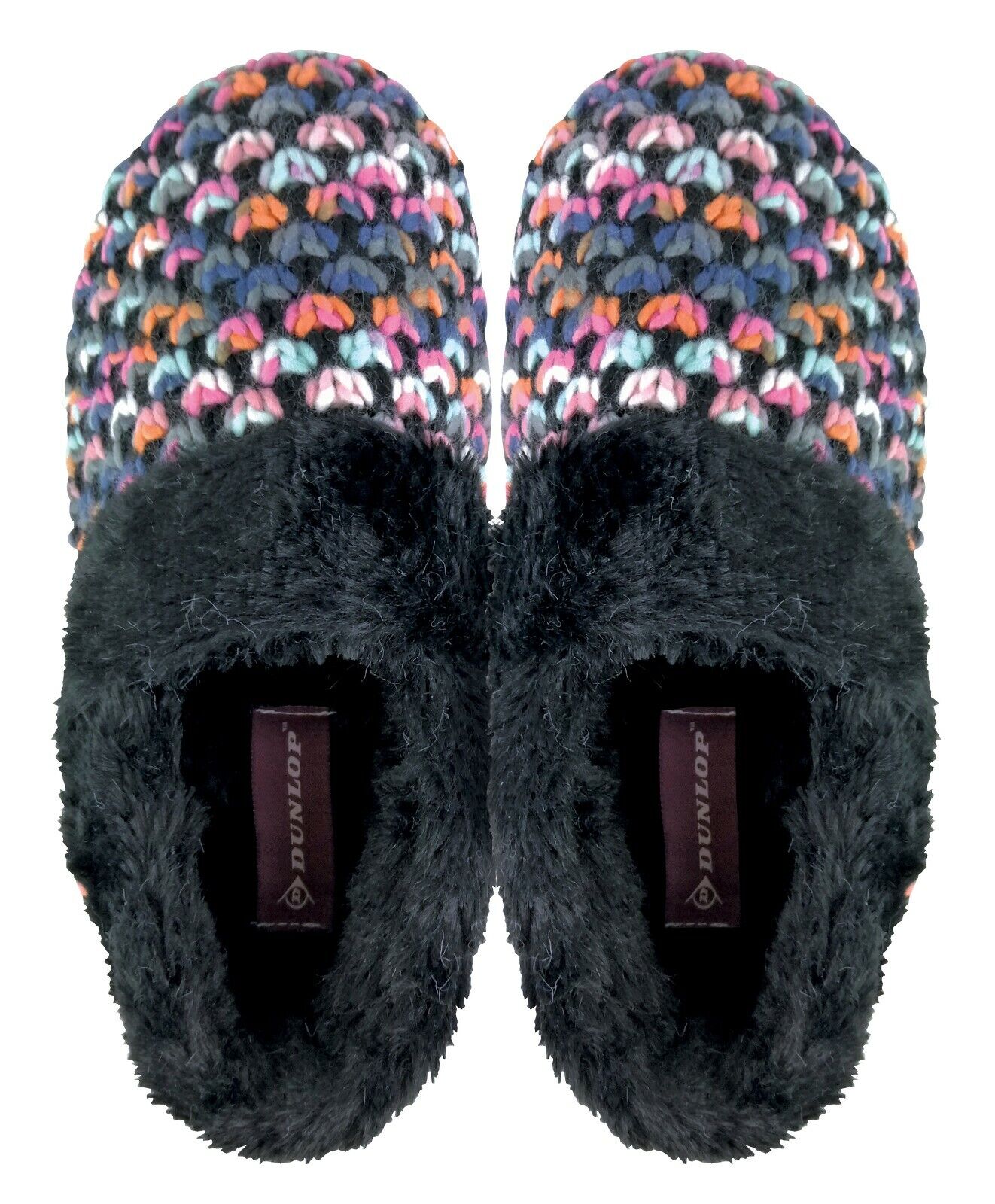 Dunlop - Damen/Damen warme niedliche Luxus flauschige bequem gestrickte Hausschuhe - Bild 16 von 17