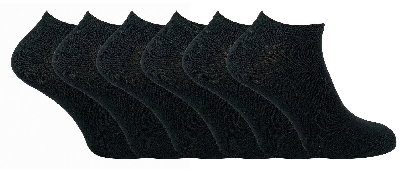 SOCK SNOB - 6 Pairs Mens Kids Cotton Low Cut Short Quarter Gym / Trainer Socks - Picture 11 of 23