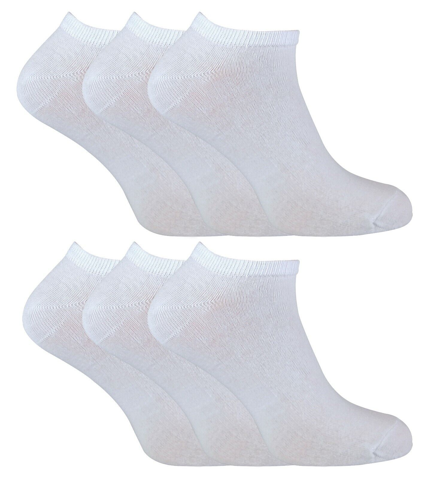 SOCK SNOB - 6 Pairs Mens Kids Cotton Low Cut Short Quarter Gym / Trainer Socks - Picture 18 of 23