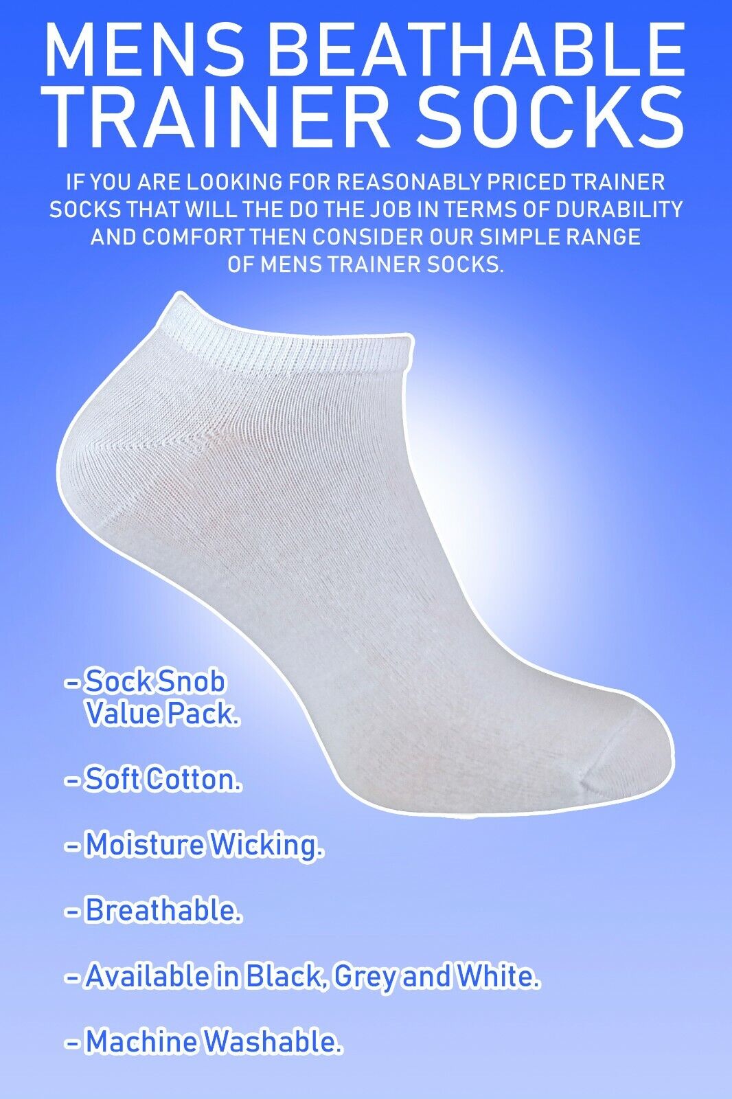SOCK SNOB - 6 Pairs Mens Kids Cotton Low Cut Short Quarter Gym / Trainer Socks - Picture 21 of 23