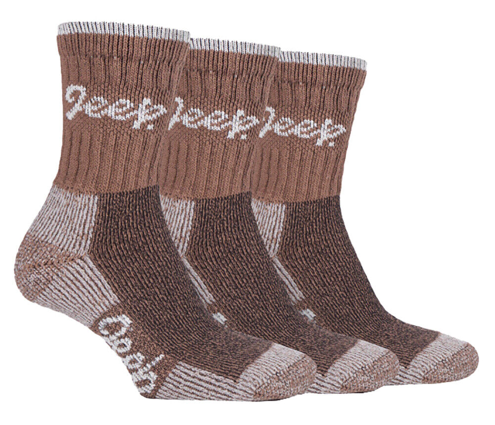 Jeep - 3er-Pack Baumwolle Outdoor Wanderschuh Socken für Damen/Damen - Bild 8 von 9
