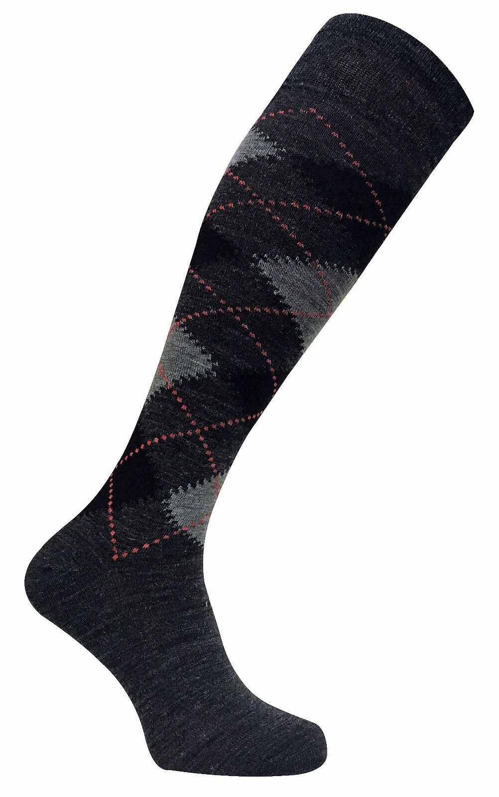 3 paires homme fines chaud tres longue hautes laine chaussettes en gris / marron - Imagen 13 de 13