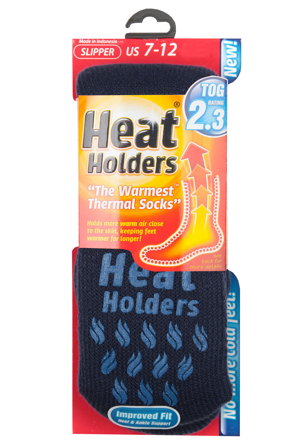Heat Holders - Men Thick Winter Thermal Non Slip Gripper Slipper Socks - Picture 13 of 23