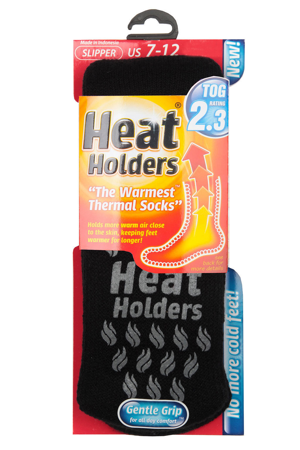 Heat Holders - Men Thick Winter Thermal Non Slip Gripper Slipper Socks - Picture 17 of 23