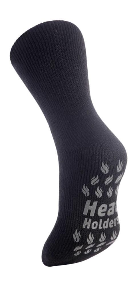 Heat Holders - Men Thick Winter Thermal Non Slip Gripper Slipper Socks - Picture 19 of 23